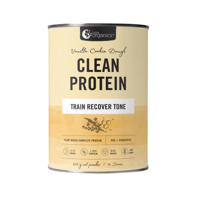 Nutra Organics Organic Clean Protein Vanilla Cookie Dough 500g